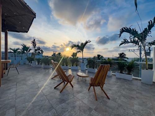 Villa Hermosa Casa De Playa Con Piscina, Jacuzzi Y Rooftop
