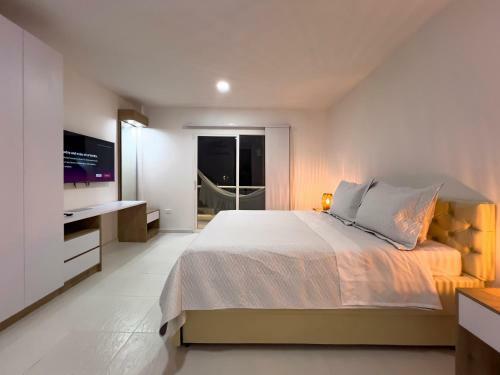 Villa Hermosa Casa De Playa Con Piscina, Jacuzzi Y Rooftop