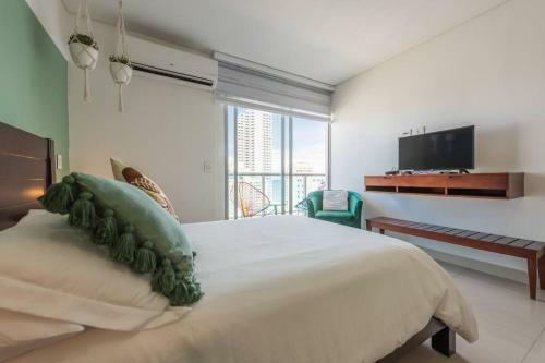 Apartamento Beautiful 16th Floor 2 Bedroom Condo In Bocagrande
