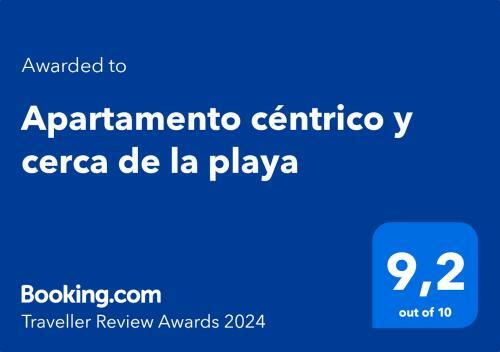 Apartamento C�ntrico Y Cerca De La Playa