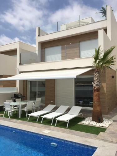 Palmeras Gold - Moderne Villa (6p) Met Solarium/priv�zwembad