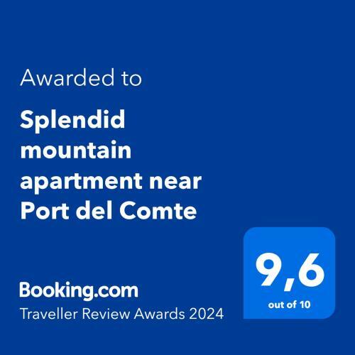 Splendid Mountain Apartment Near Port Del Comte