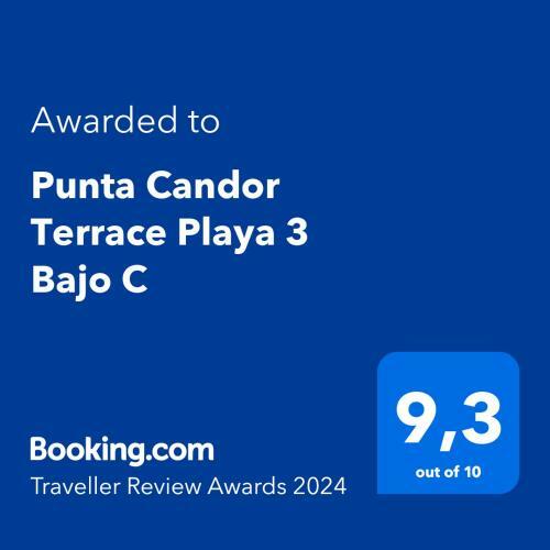 Apartamento Punta Candor Terrace Playa 3 Bajo C