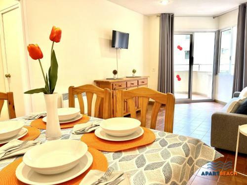 Apartbeach Sol Y Playa 241 Con Piscina Cerca De Playa