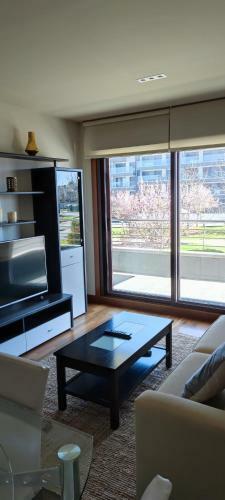 Acogedor Apartamento Con Terraza En Portonovo