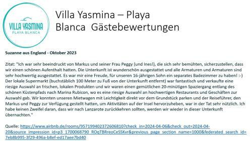 Villa Yasmina Playa Blanca