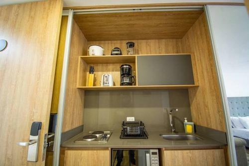 Apartamento Bright Studio Topfloor A/c, Poblado Coworking1412