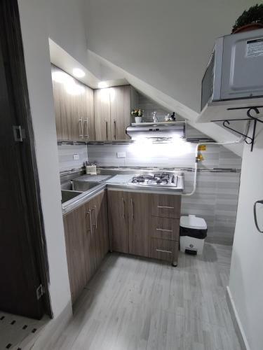 Apartaestudio Con Aire Acondicionado, Wifi, Tv