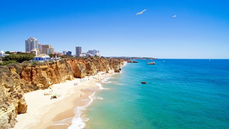 Praia Da Rocha Beach Bright Apartment 50 M Walk From The Beach
