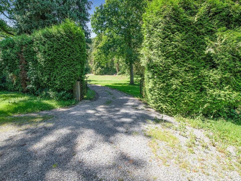 Castle In Ferrieres With Pond Garden