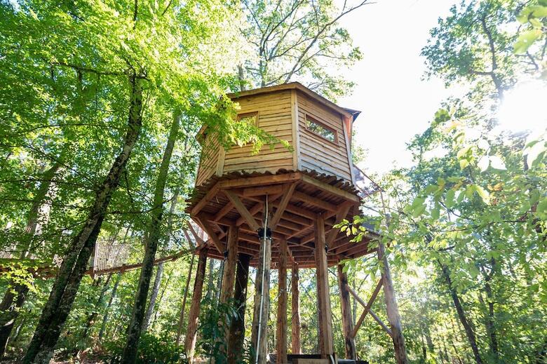 Les Cabanes Perch�es Du Mas Del Bosc