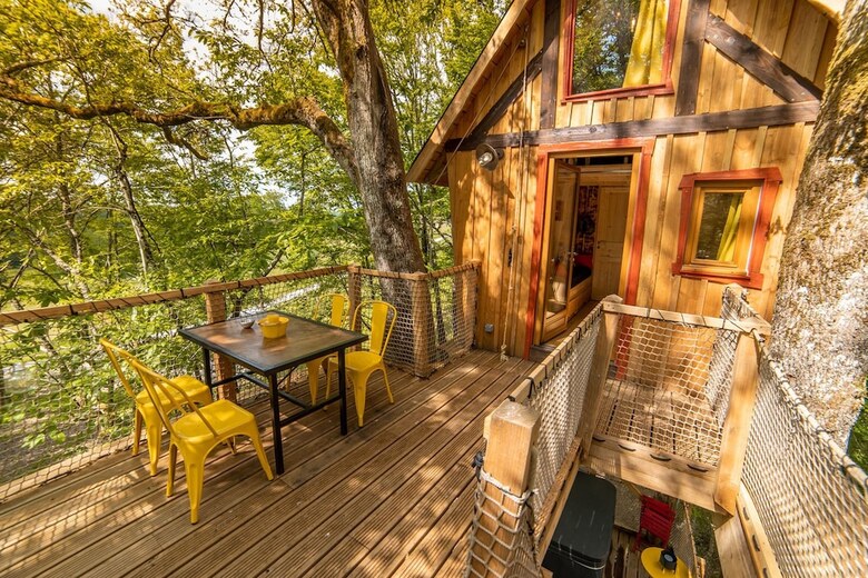 Les Cabanes Perch�es Du Mas Del Bosc