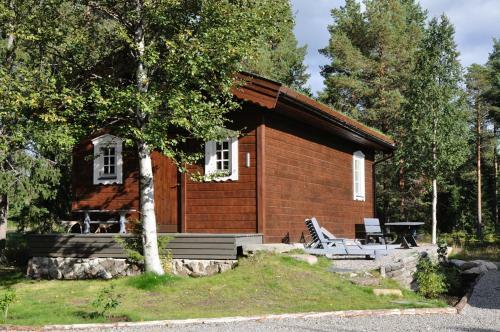 Cottage On Wild River In Lapland/sweden