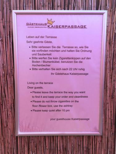Hostal G�stehaus Kaiserpassage- Ihr Cityhostel