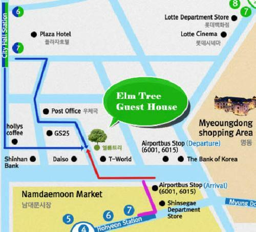 Hostal Elm Tree Guesthouse Myeongdong