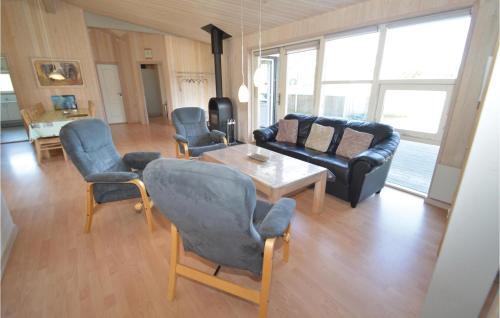 Holiday Home L�kken With A Fireplace 05