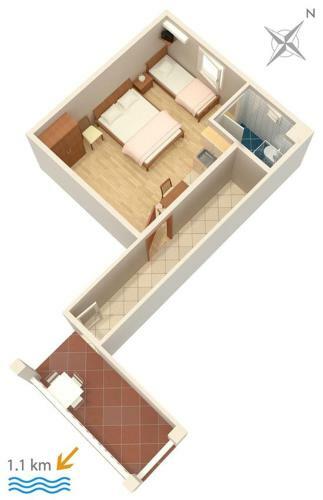 Hostal Triple Room Biograd Na Moru 4305c