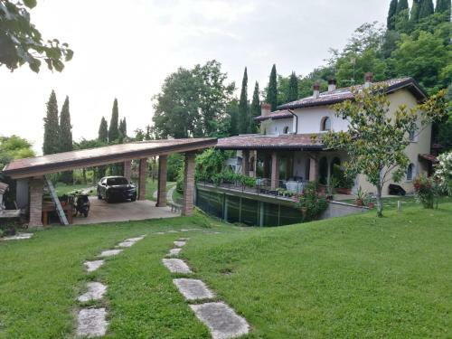Villa D'epoca Sul Lago Di Garda Con Piscina Interna E Parco Con Laghetto