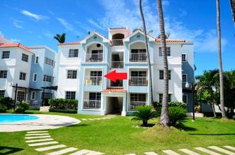 Apartamento Arenas De Bavaro B-201, 2 Br, Common Pool & Bbq!