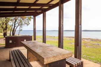 Sunset On Lake Point