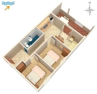 Apartments By The Sea Kraj (pasman) - 331