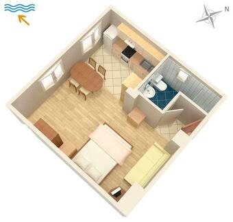 Apartamentos Studio Turanj 6445b