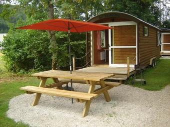 Roulottes Gite Du Jardin La Riviere