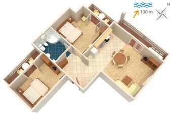 Apartments By The Sea Kali, Ugljan - 834