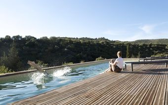 Mansion With 3 Bedrooms In Castelnou, With Wonderful Mountain View, Pool Access, Enclosed Garden - 25 Km From The Beach