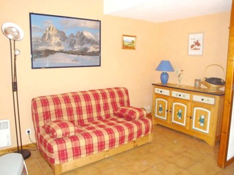 Apartamento Studio In Praz-sur-arly, With Wonderful Mountain View And Enclosed Garden - 500 M From The Slopes