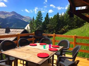 Chalet With 3 Bedrooms In Molines En Queyras, With Wonderful Mountain View, Furnished Balcony And Wifi - 100 M From The Slopes