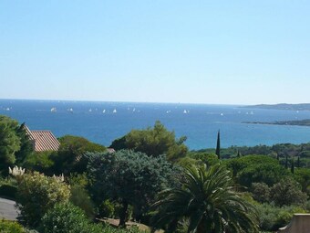 Apartment With 2 Bedrooms In Sainte Maxime, With Wonderful Sea View, Pool Access, Furnished Terrace - 500 M From The Beach