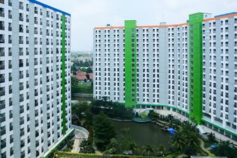 Parquette Studio Green Lake Apartment Near Ciputat