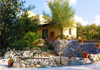 Villa With 5 Bedrooms In San Pier Niceto, With Wonderful Sea View, Private Pool And Enclosed Garden - 2 Km From The Beach