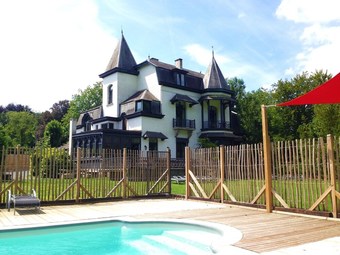 Luxury Mansion In Hasti�re-par-del� With Swimming Pool