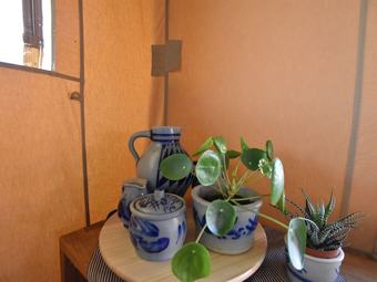 Comfortable Tent Lodge In Pittem With Barbecue And Veranda