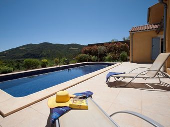 Adorable Villa With In Roquebrun Swimming Pool