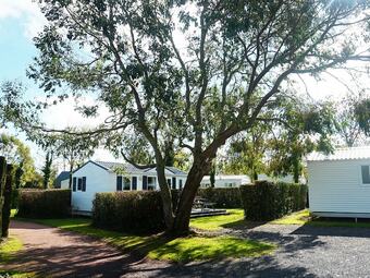 Comfortable Mobile Home On A Fishing Lake In Normandy