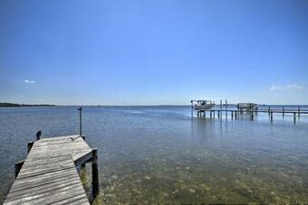Quiet Waterfront Oasis With Pool And Fishing Dock