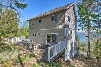 Turret-style Home With Deck And Views Of Frenchman Bay!