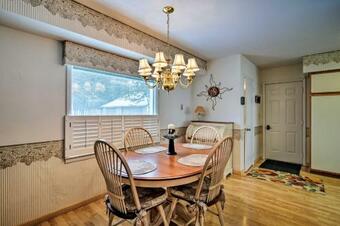 Lakefront Home With Sandy Shores And Sunset Views