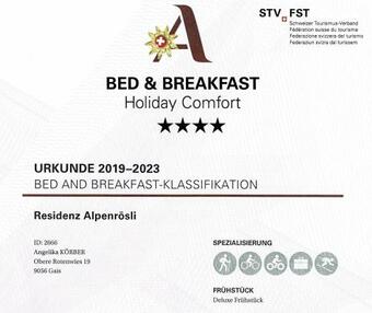 Bed & Breakfast Residenz Alpenr�sli