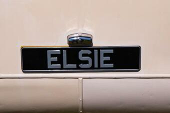 Retro Caravan With Mountain Views