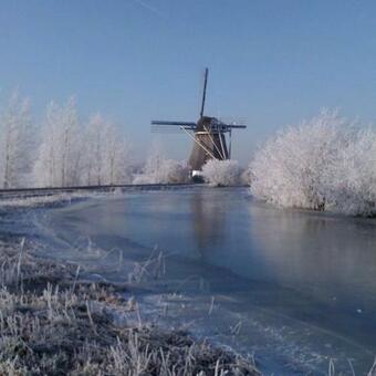 Mondriaanmolen, A Real Windmill Close To Amsterdam