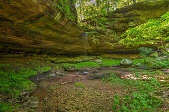 Kentucky Hidden Gem Trails, Dock And Waterfall