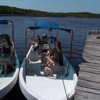 Apartamento Caba�a Naj-che En San Felipe, Yucat�n M�xico