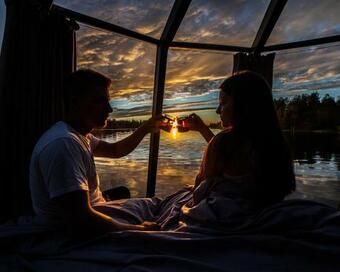 Midnight Sun Panorama Boat