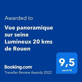 Apartamento Vue Panoramique Sur Seine Lumineux 20 Kms De Rouen