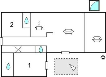 Nice Home In Flach�res With 2 Bedrooms