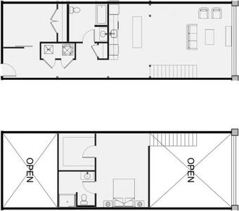 Apartamento New Industrial Loft Space On River And Bike Trail